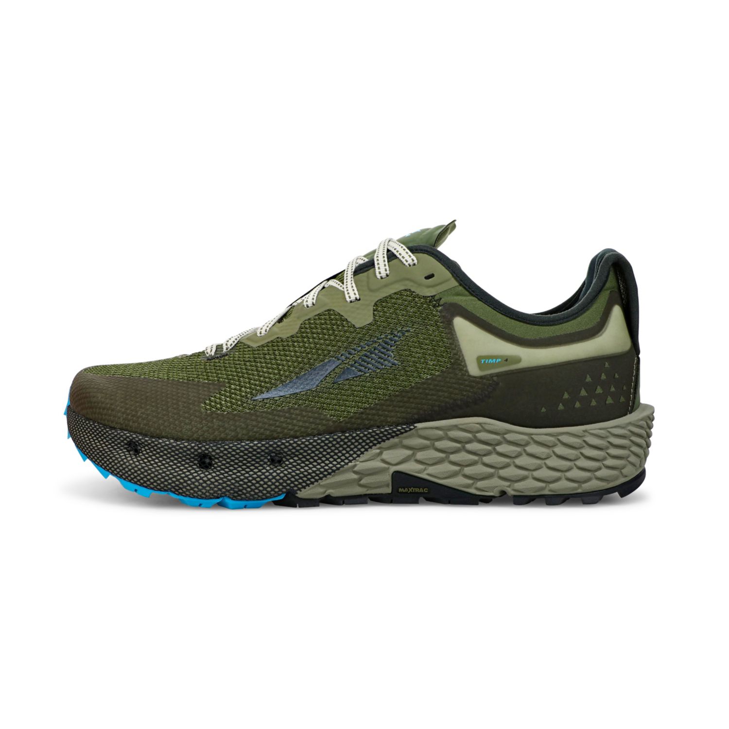 Altra Timp 4 Men's Trail Running Shoes Olive | South Africa-52618349